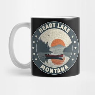Heart Lake Montana Sunset Mug